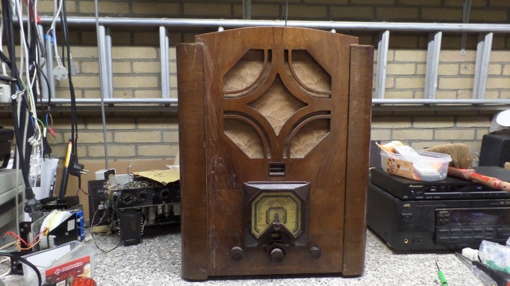 Radio, PHILIPS, 640A, Vintage 1933 (De Grafsteen)-(#9212), Ophalen