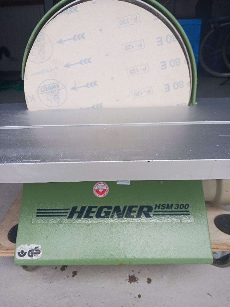 schijf schuurmachine Hegner HSM 300, Ophalen, Gebruikt, 70 mm of meer, Figuurzaag