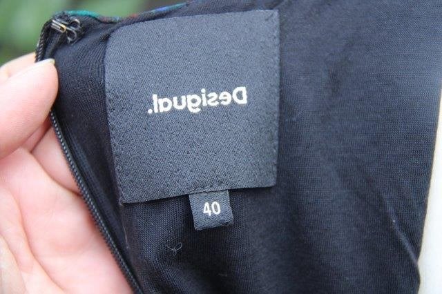Jurk zwart/ kleur Desigual mt 40 vaste prijs OPRUIMING, Maat 38/40 (M), Zwart, Ophalen of Verzenden, Zo goed als nieuw
