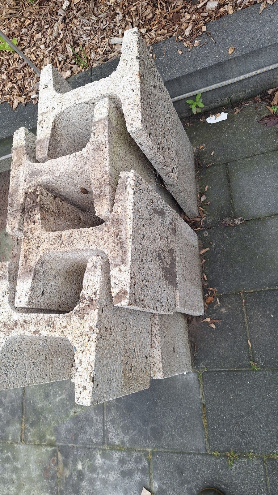 Betonnen stapelblokken voor diverse toepassingen, Ophalen, Gebruikt, Beton, Overige typen