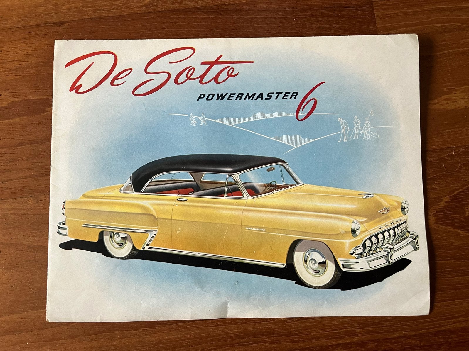 Originele brochure/poster De Soto Powermaster 6 (1953), Ophalen of Verzenden, Gelezen, Overige merken