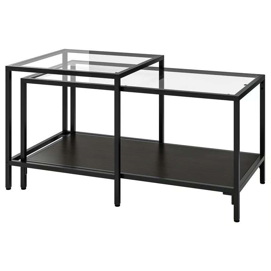 IKEA Vittsjo Salontafel set, Huis en Inrichting, Tafels | Salontafels, Ophalen, 50 tot 100 cm, 50 tot 100 cm, Zo goed als nieuw