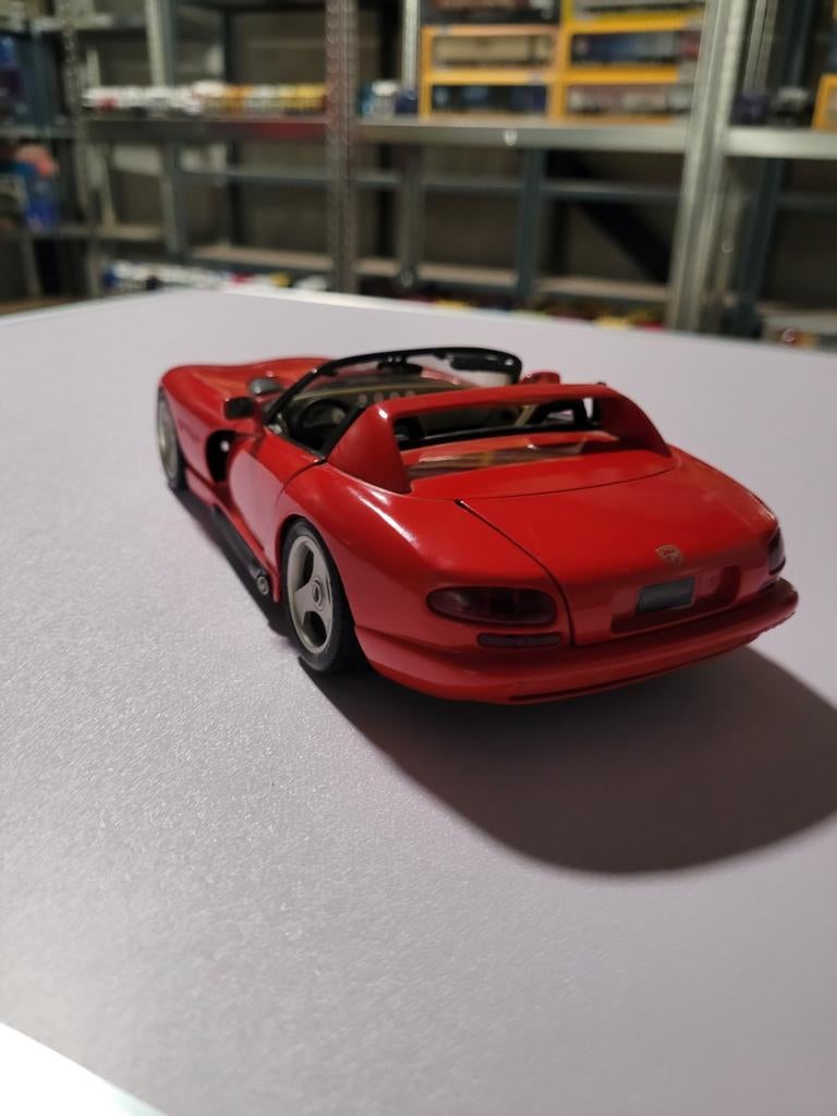 Dodge viper, Burago, Burago, Ophalen of Verzenden, Zo goed als nieuw