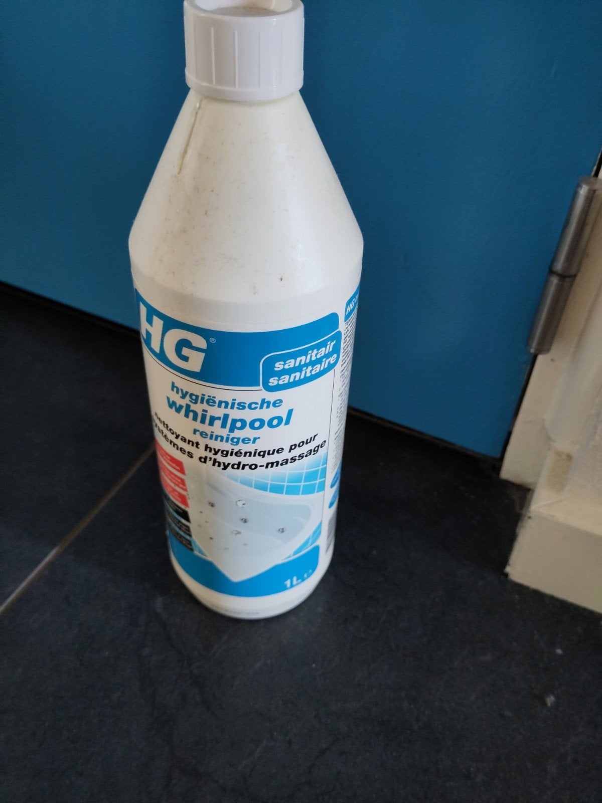 Hg whirlpool, Ophalen, Schoonmaakmiddel
