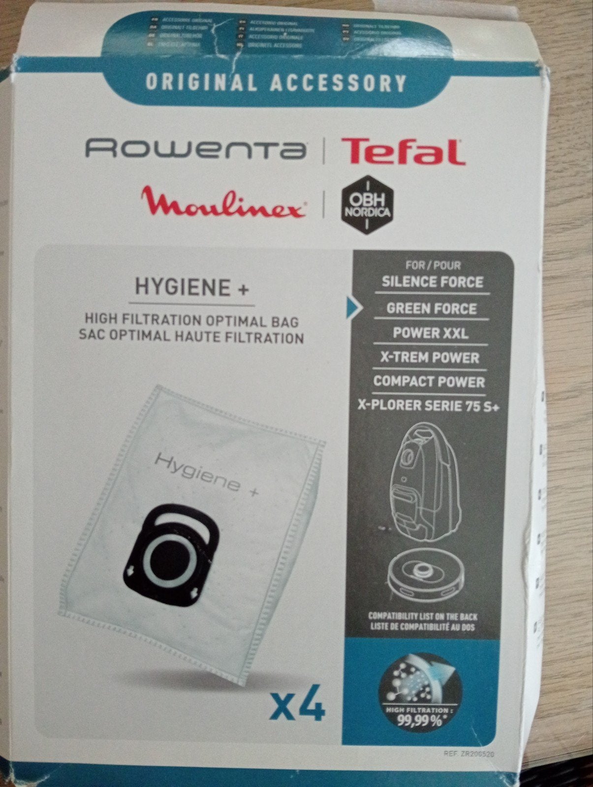 RGratis Rowenta Hygiene+ Stofzuigerzakken - 3stuks, Witgoed en Apparatuur, Inclusief accessoires, Overige typen, Nieuw, Ophalen