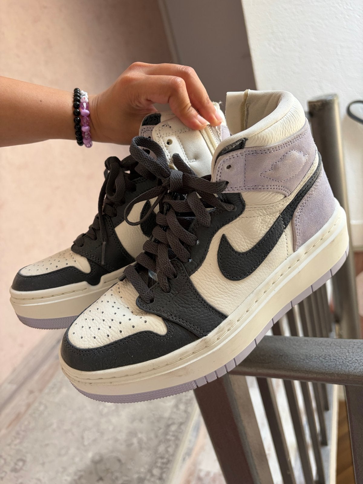 Nike Air Jordan 1 Elevate High Titanium/Dark Smoke Grey, Kleding | Dames, Ophalen, Gedragen, Grijs, Sneakers of Gympen