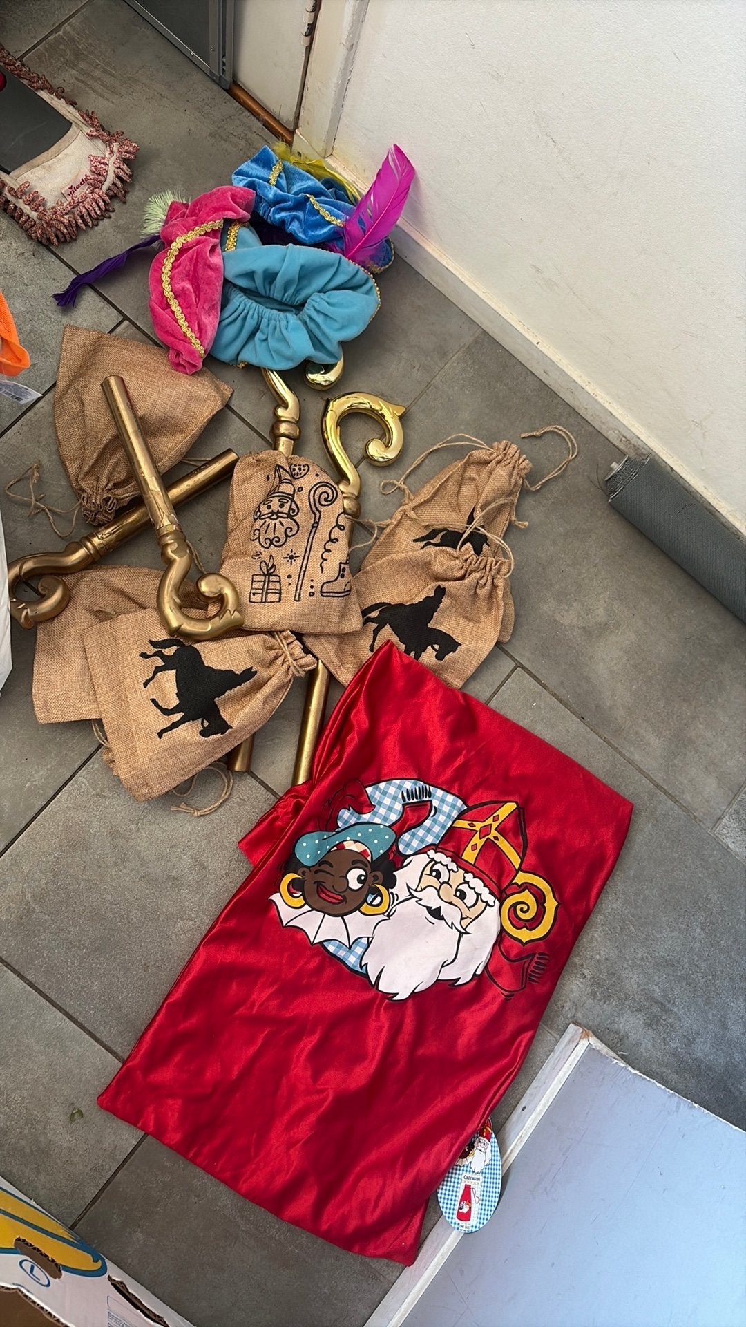 Decoratie set voor 5 december, Diversen, Sinterklaas, Ophalen, Zo goed als nieuw