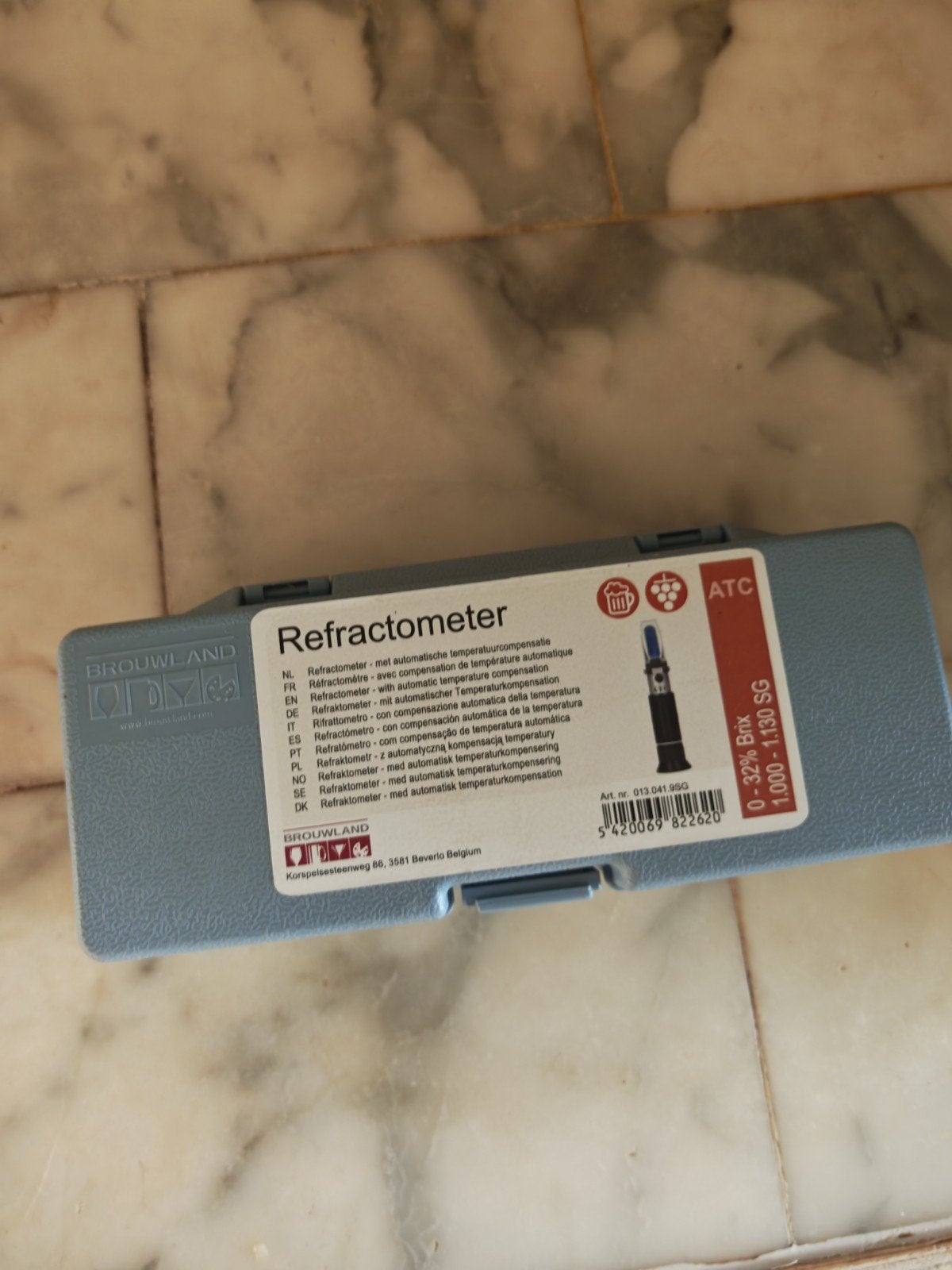 Refractometer, Ophalen