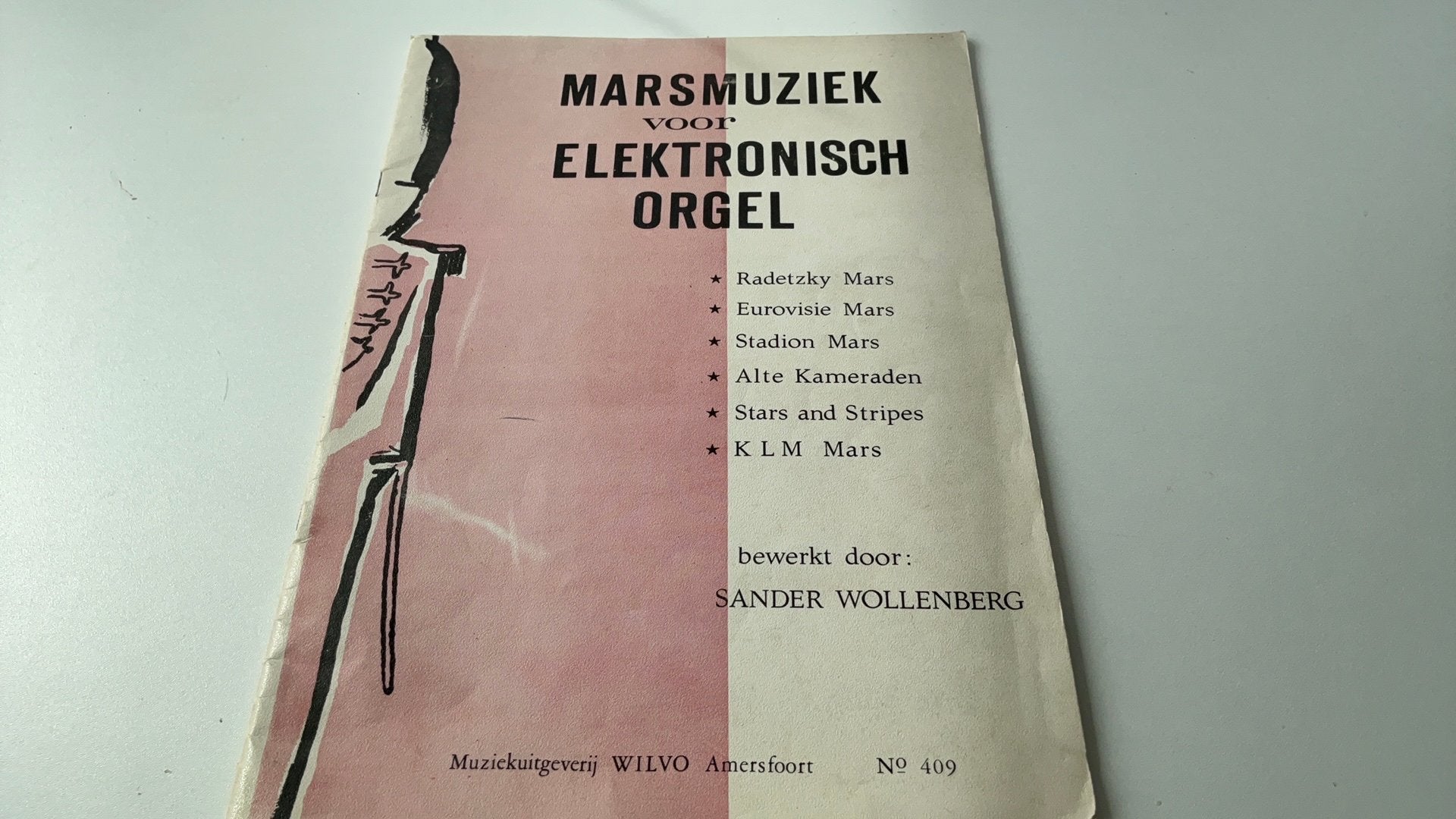 Orgelboek Marsmuziek voor elektronisch orgel + voetped., Orgel, Gebruikt, Klassiek, Ophalen of Verzenden