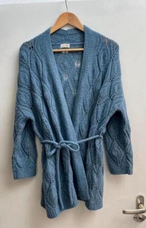 JcSophie prachtig jeansblauw vest ajour S+, Kleding | Dames, Truien en Vesten, Ophalen of Verzenden, Zo goed als nieuw, Maat 36 (S)