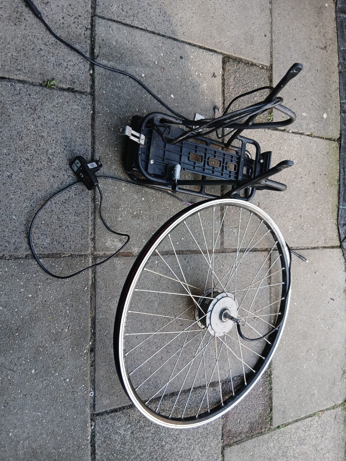 onderdelen Electric sparta transport fiets, Fietsen en Brommers, Sparta pickup, Staal, Zo goed als nieuw, Motor