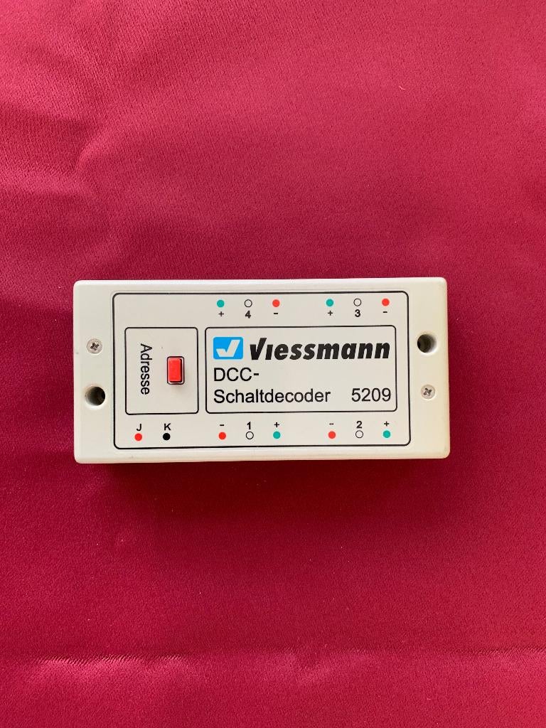 DCC schakeldecoder van Viessmann  5209, Overige merken, Gebruikt, Gelijkstroom of Wisselstroom, Overige typen