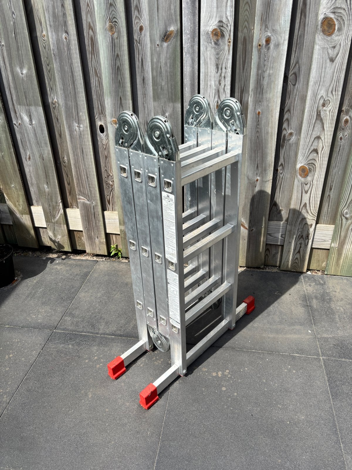 Multifunctionele aluminium ladder - Vario 360, Ophalen, Zo goed als nieuw, Ladder, Opvouwbaar of Inschuifbaar