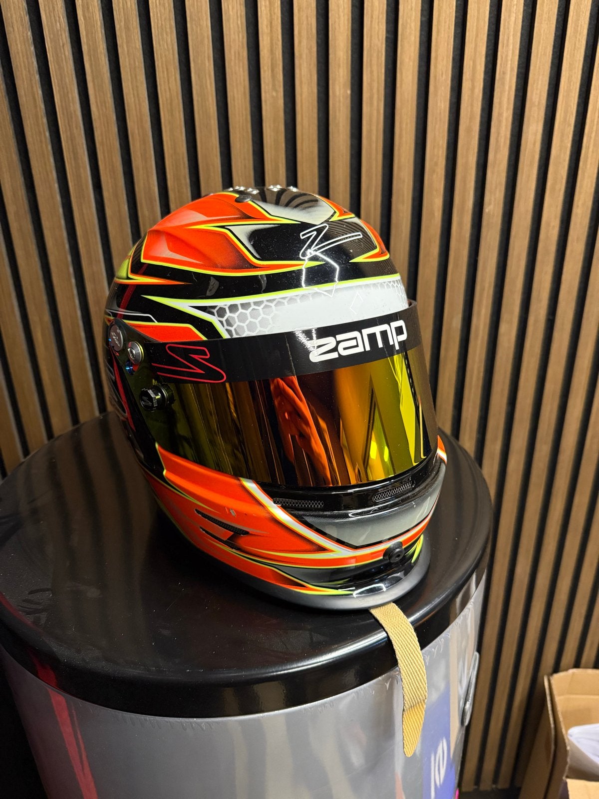 ZAMP RZ-42 Karthelm - Maat 57cm -, Ophalen of Verzenden, Zo goed als nieuw, Helm of Handschoenen