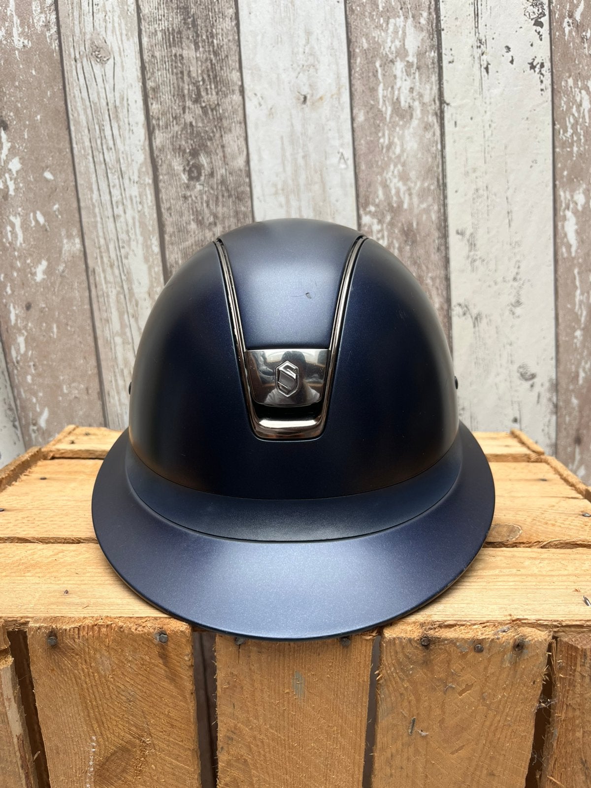 Samshield miss shield marineblauw maat S/55, Dieren en Toebehoren, Blauw, Gebruikt, Dressuur, Ophalen of Verzenden