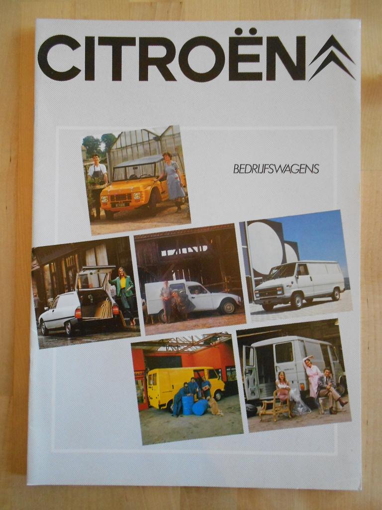 Citroën Bedrijfswagen Brochure 1981 Méhari GSA Acadiane C25, Ophalen of Verzenden, Zo goed als nieuw, Citroën, Citroën