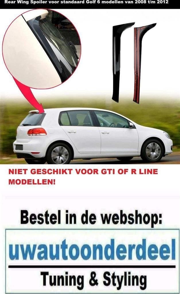 Raam Spoiler GTI Look Wings Achterruit Spoiler Geschikt Voor