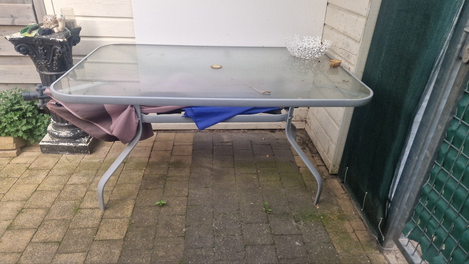 Tuintafel, Tuin en Terras, Ophalen of Verzenden, Gebruikt, Rechthoekig