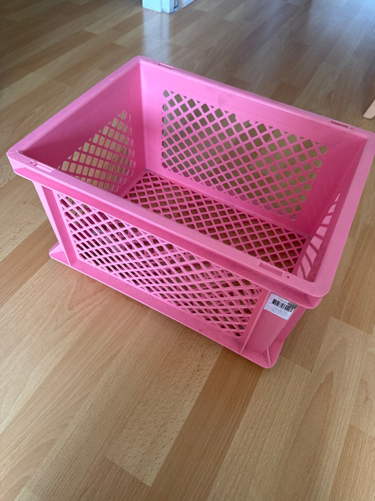 Roze opbergkrat - Handig en stijlvol, Doe-het-zelf en Verbouw, Ophalen, Minder dan 50 cm, Minder dan 40 cm, Krat