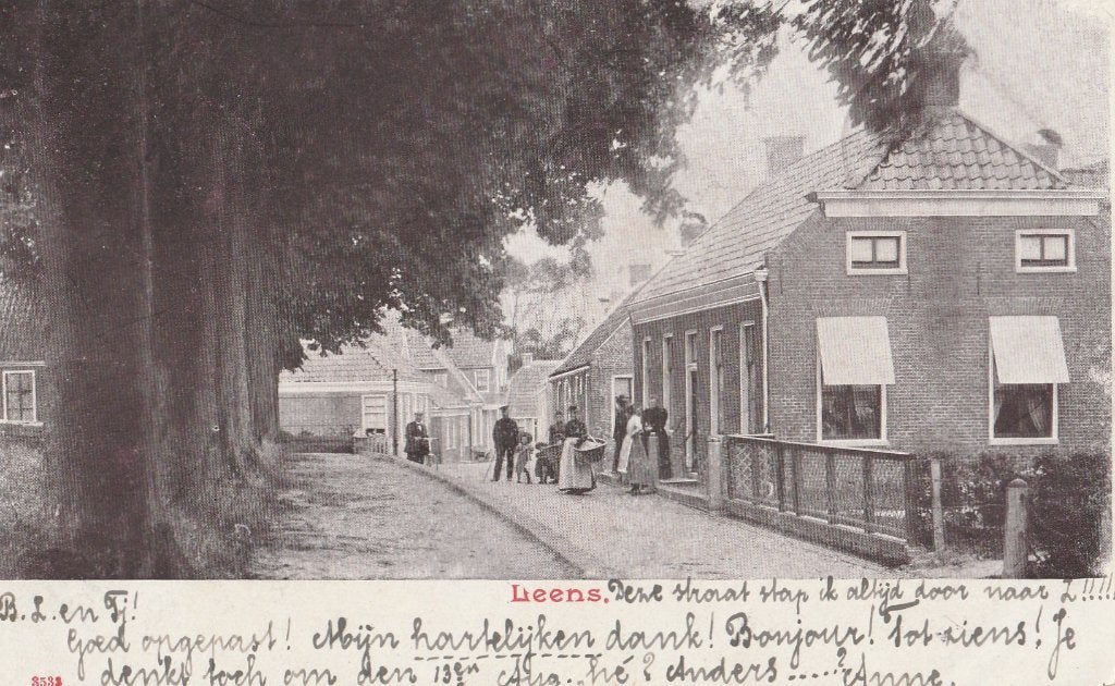Leens, gemeente Het Hogeland, Verzenden, Voor 1920, Gelopen, Groningen