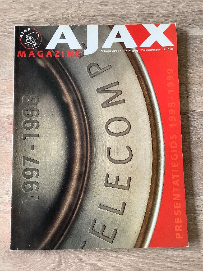 Ajax Presentatiegids 1998-1999, Verzamelen, Ophalen of Verzenden, Zo goed als nieuw, Ajax, Boek of Tijdschrift