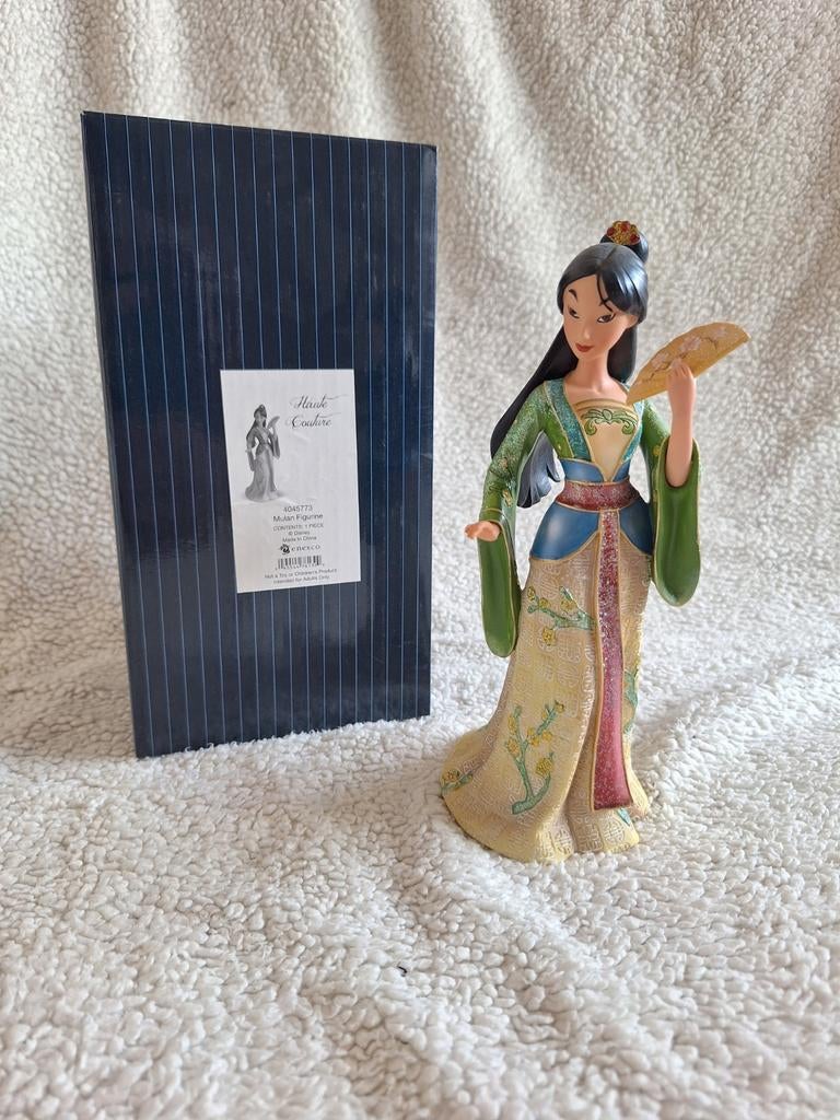 Disney Mulan Haute Couture Beeldje met Doos, Ophalen of Verzenden, Zo goed als nieuw