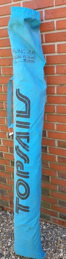 Surfzeil topsails wave wing 4.8, Watersport en Boten, Ophalen, Gebruikt, Zeil, Met draagtas
