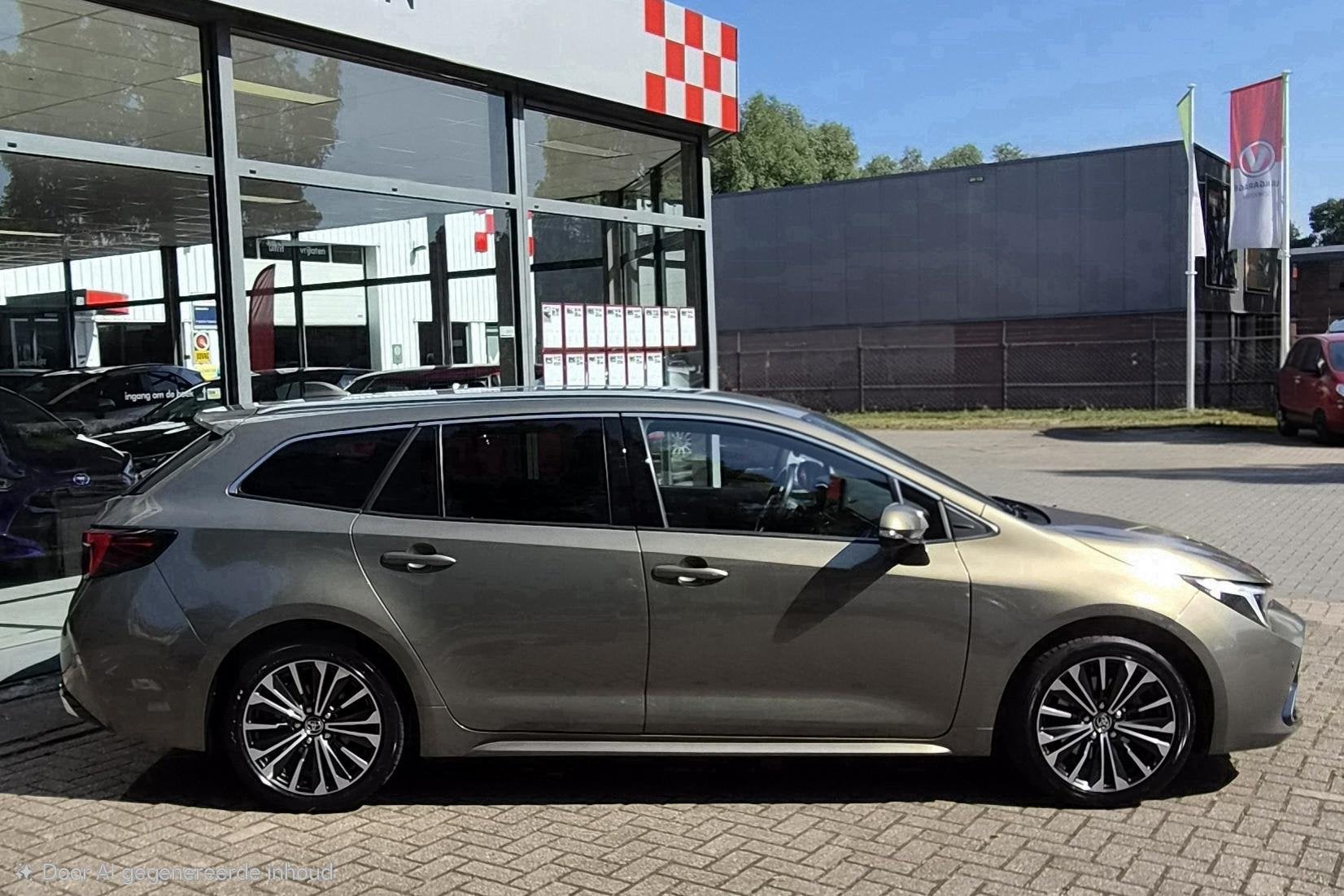 Toyota Corolla TS 2.0 Hybrid Business Plus, Auto's, Toyota, Dealer onderhouden, Gebruikt, 4 cilinders, Leder en Stof