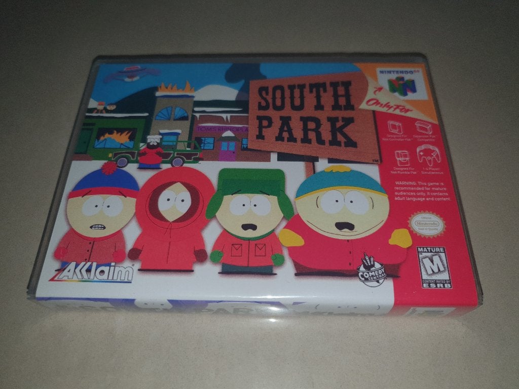 South Park N64 Game Case, Spelcomputers en Games, Avontuur en Actie, Verzenden, 1 speler, Zo goed als nieuw
