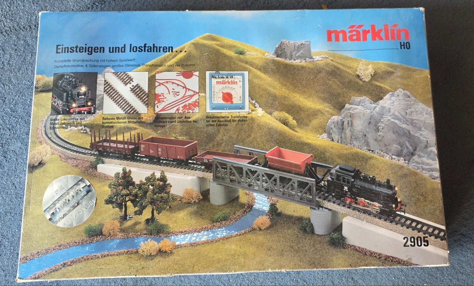 Märklin H0 Treinset 2905 -   Startset, Hobby en Vrije tijd, Ophalen, Wisselstroom, Analoog, Märklin