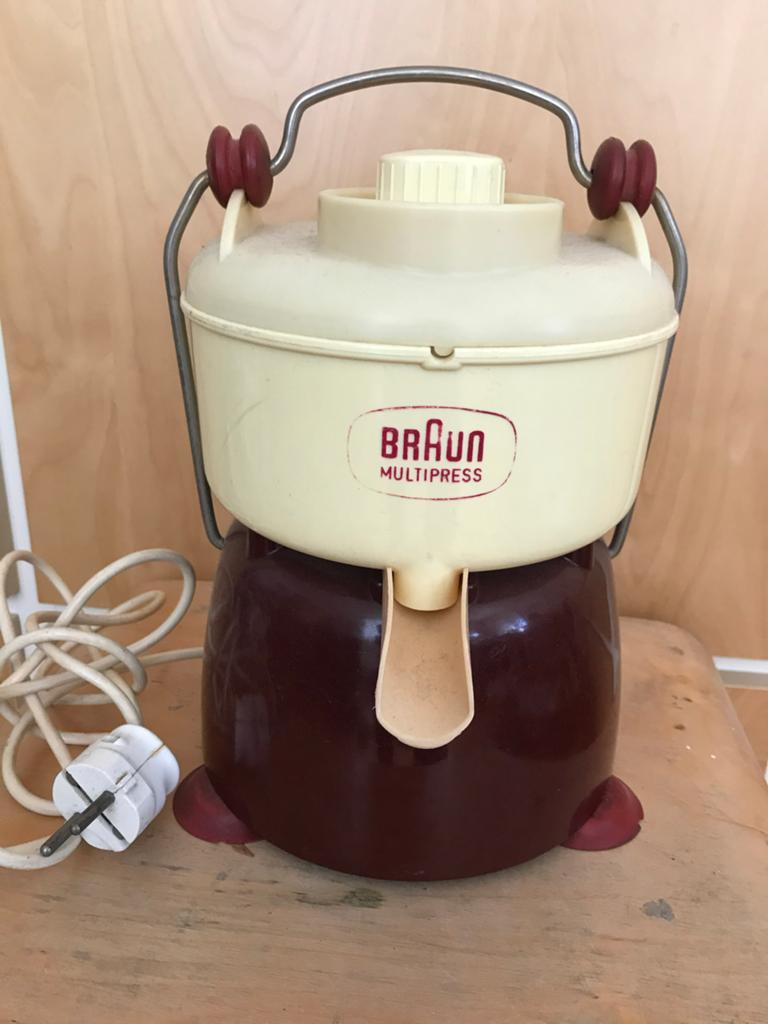 Vintage Braun Multipress Citruspers - Jaren '70 Design, Ophalen of Verzenden