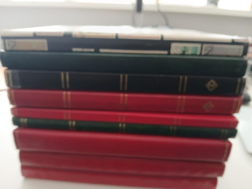 9 gebruikte stockboeken, Postzegels en Munten, Postzegels | Toebehoren, Ophalen of Verzenden, Verzamelalbum
