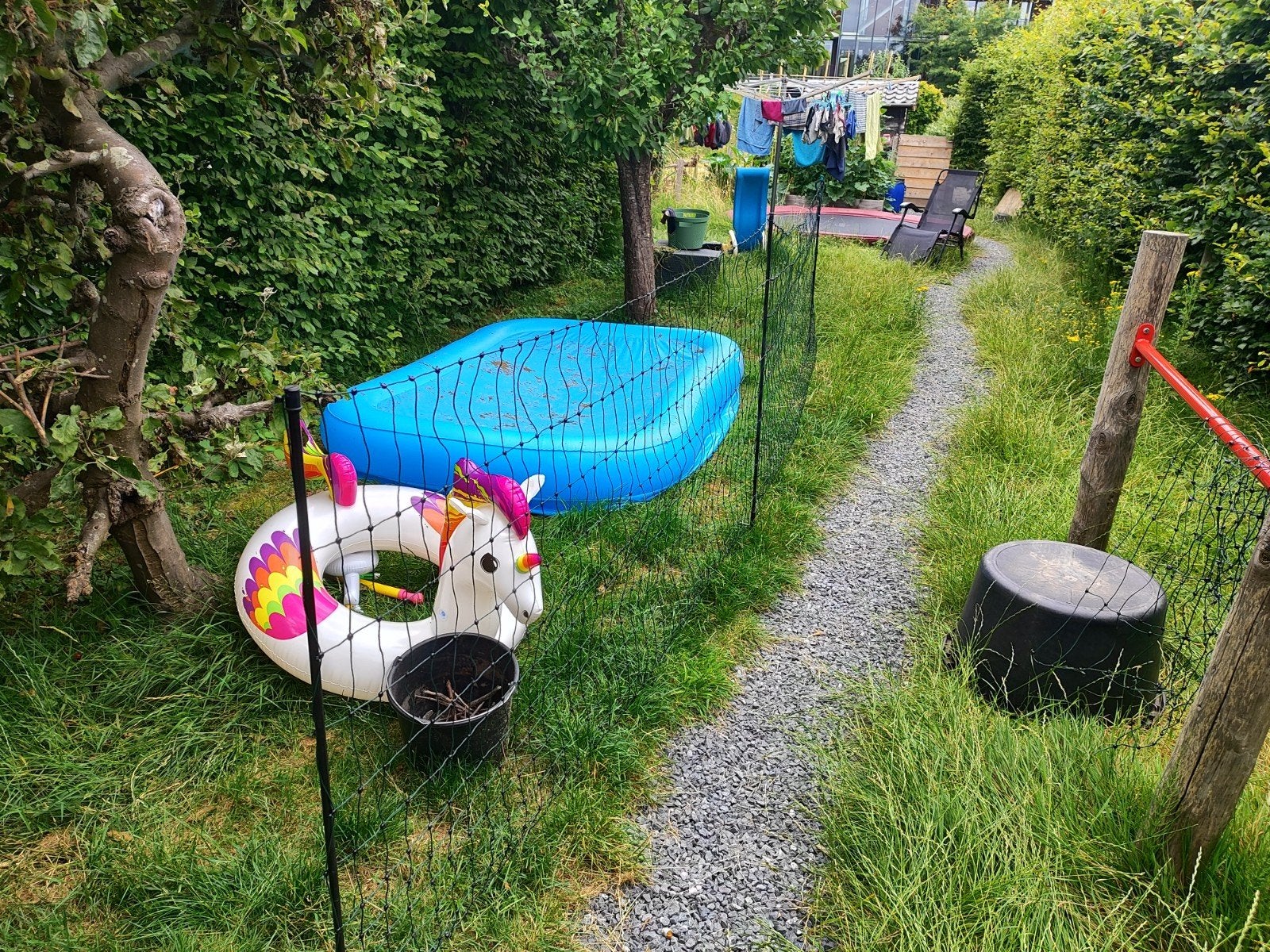 Pluimveenet, 5 meter bij 1,20, Dieren en Toebehoren, Pluimvee | Toebehoren, Ophalen of Verzenden, Zo goed als nieuw, Overige typen