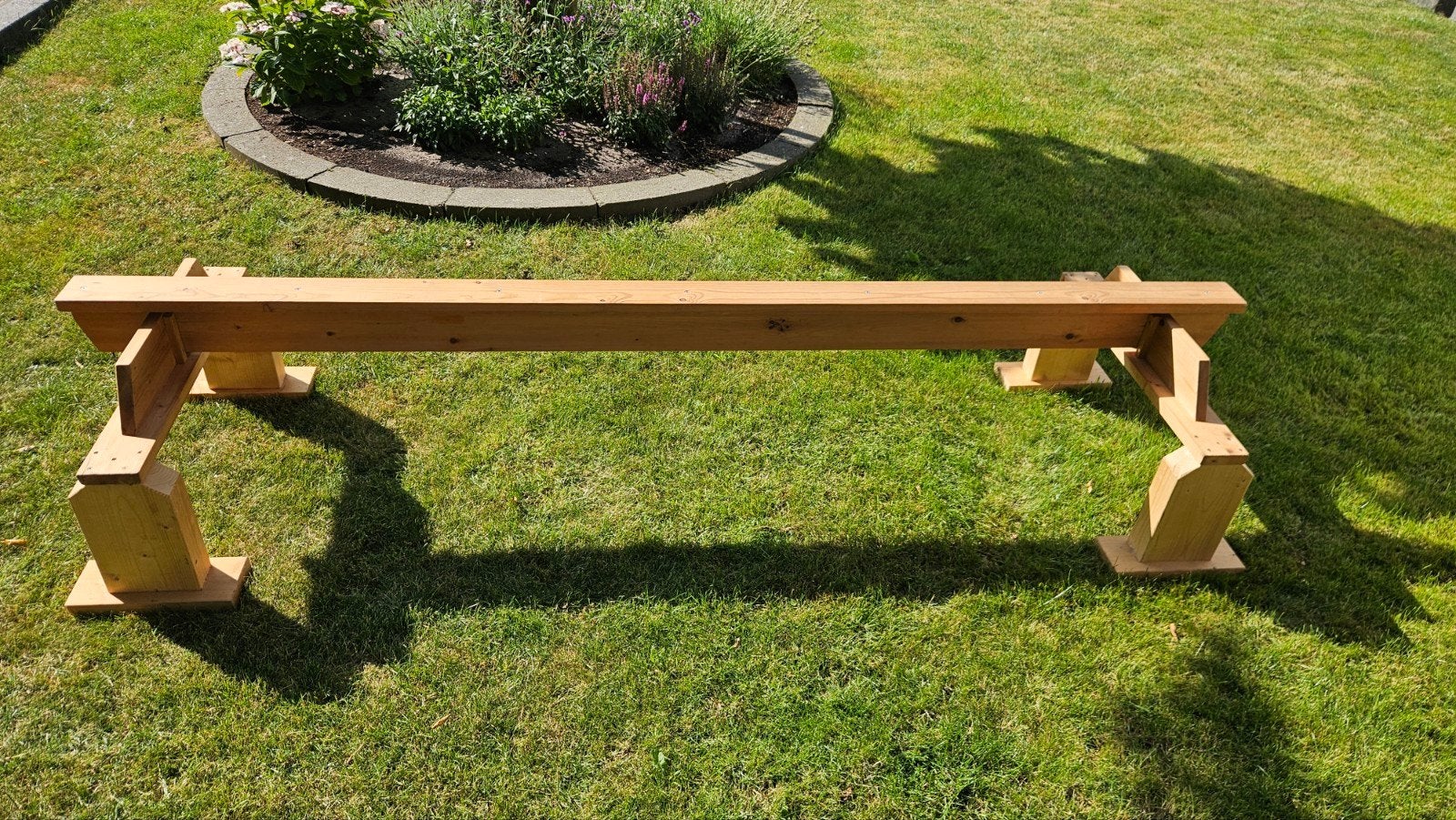 Houten Evenwichtsbalk 2,5m - Binnen & Buiten Speelplezier, Ophalen, Materiaal