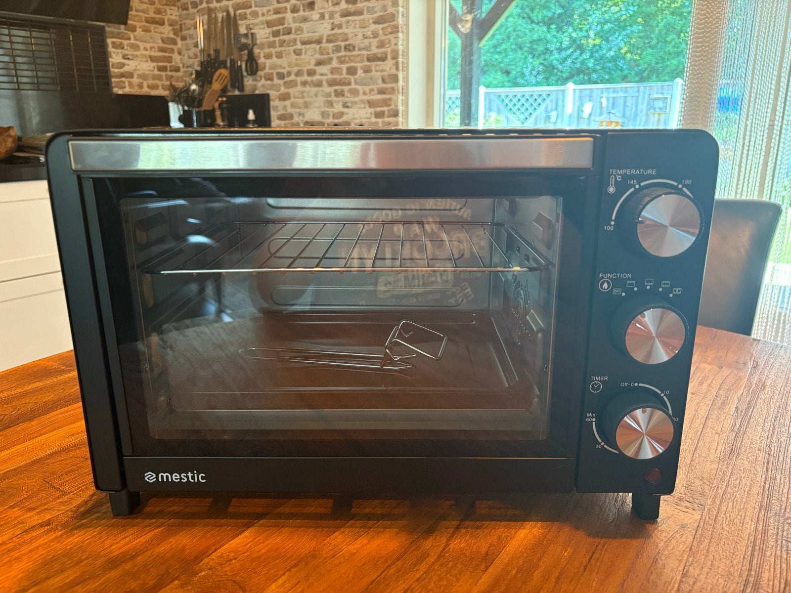 Mestic camping oven MHO-120. Alleen ophalen., Witgoed en Apparatuur, Ovens, Ophalen, Minder dan 45 cm, Hete lucht, Zo goed als nieuw