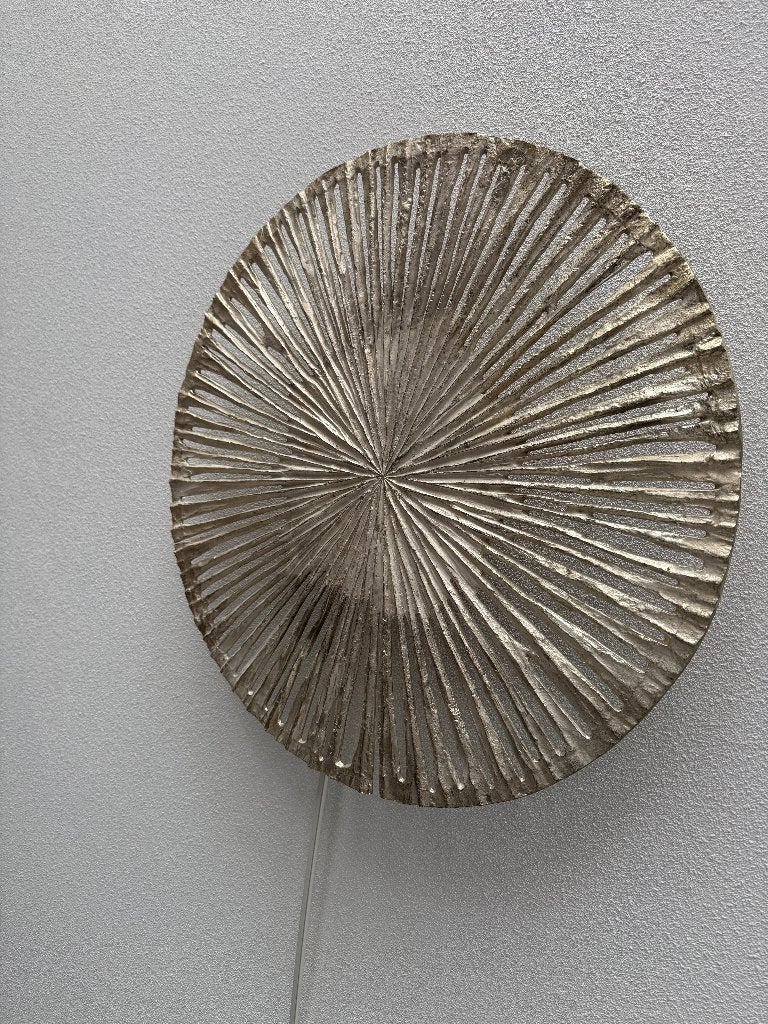 Pieter Adam design plafondlamp 60cm, Zilver, Modern, Overige fittingen, Zo goed als nieuw