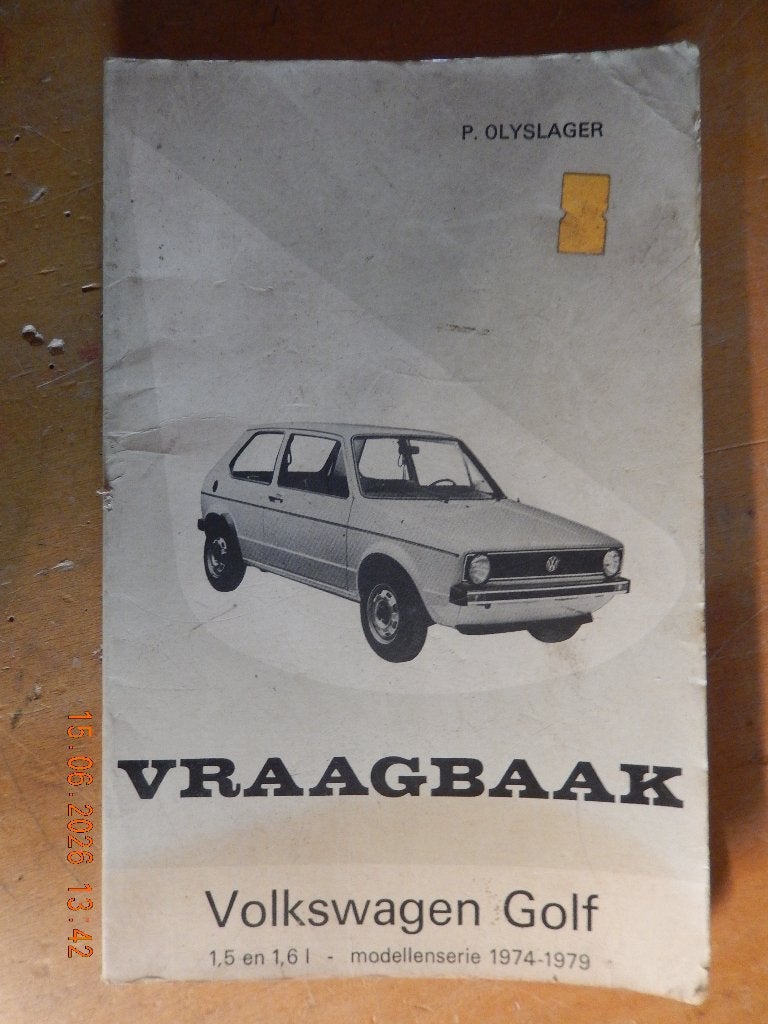 Vraagbaak Volkswagen Golf 1.5 en 1.6l 1974-1979, Auto diversen, Handleidingen en Instructieboekjes, Ophalen