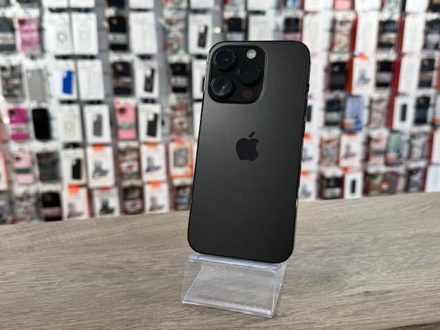 iPhone 14 Pro 128GB Zwart - Nieuwstaat & Garantie!, 89 %, Apple, Zwart, Zo goed als nieuw