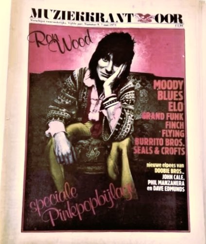 oor nr.9 *1975*  Ron Wood (stones) cover, Ophalen of Verzenden, Gelezen, Muziek, Film of Tv