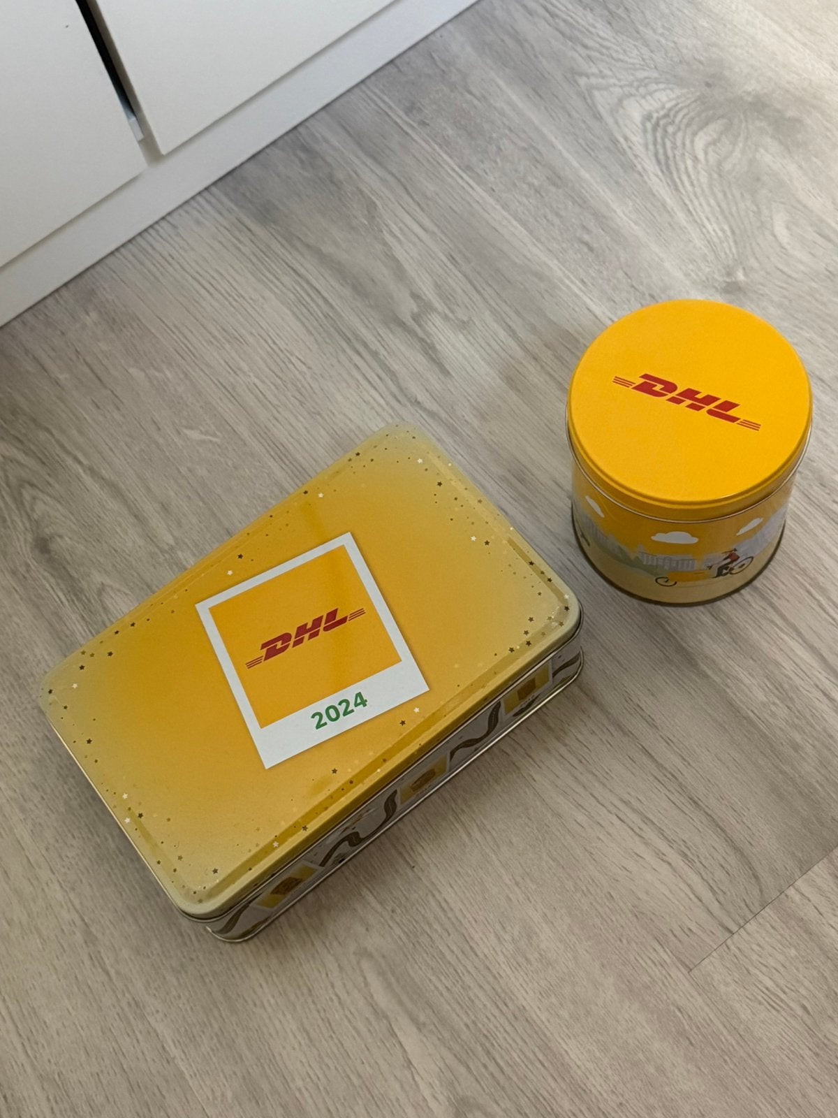 DHL Verzamelblikken, Verzamelen, Ophalen of Verzenden, Gebruikt