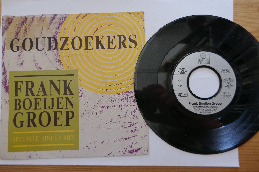 Single:  Frank Boeijen Groep – Goudzoekers, Gebruikt, 7 inch, Ophalen of Verzenden, Nederlandstalig