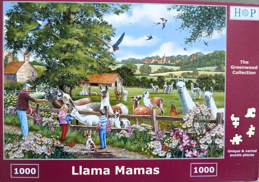 Llama Mamas, Ophalen, 500 t/m 1500 stukjes, Gebruikt, Legpuzzel