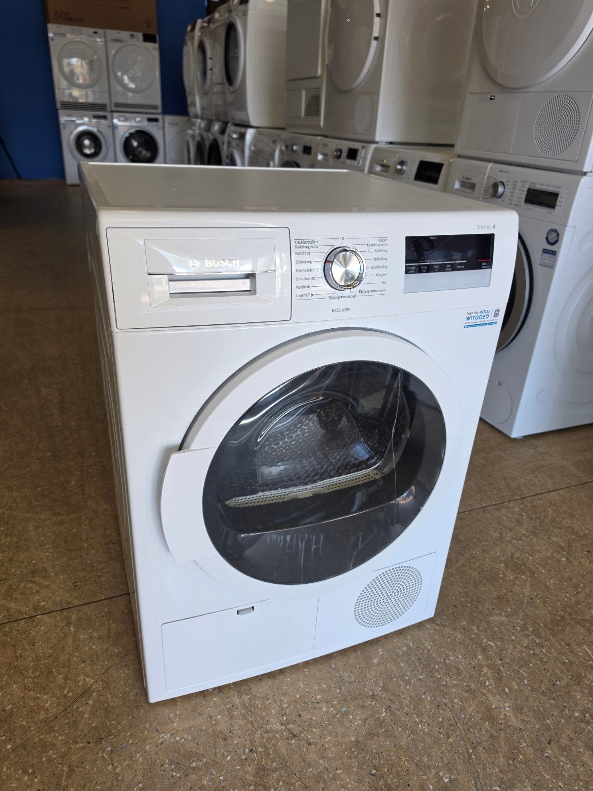 Bosch Serie 4 condensdroger | 8 kilo | Gratis thuis 🚚✅️, Jirnsum, Anti-kreukfase, 8 tot 10 kg, Zo goed als nieuw