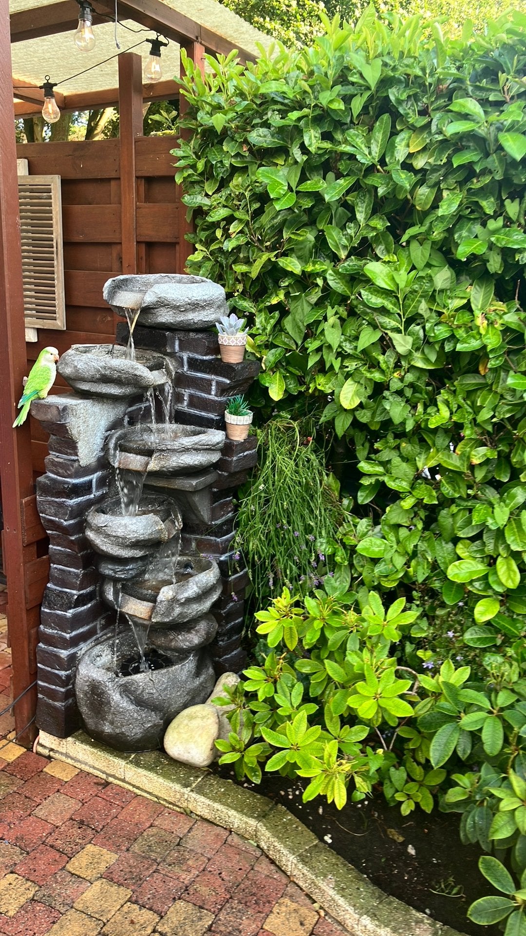 Supermooie waterval/tuin fontein/ornament., Tuin en Terras, Ophalen, Zo goed als nieuw, Fontein