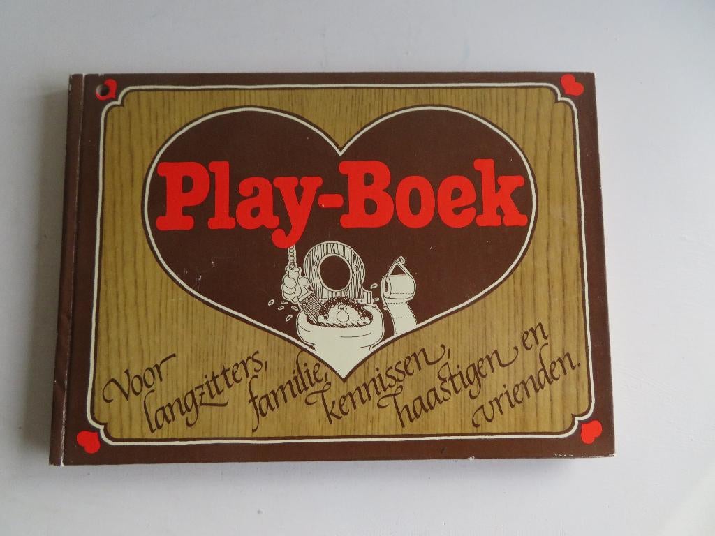 Wc Boek Play-Boek Plee boek Gebonden met ophangoog Toilet, Ophalen of Verzenden, Zo goed als nieuw