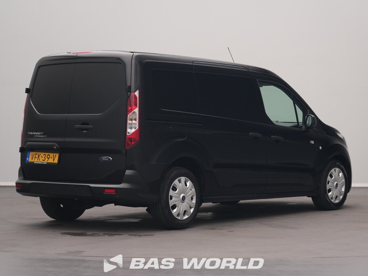 Ford Transit Connect Benzine L2H1 XL Navi, Airco, Camera, Cr, Auto's, Gebruikt, Euro 6, Zwart, Bedrijf