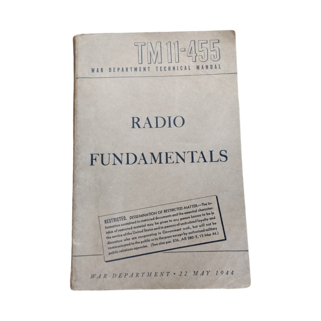 WWII US Field Manual Radio Fundamentals, Ophalen of Verzenden, Amerika, Boek of Tijdschrift