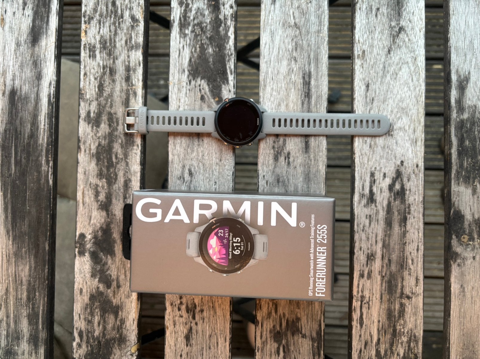Garmin 255s sports watch, Ophalen, Zo goed als nieuw, Zwart, Android