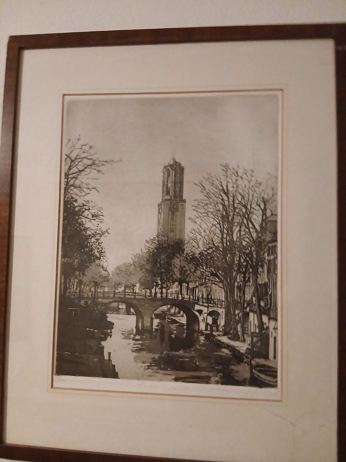 Ets van de Dom van Utrecht, Antiek en Kunst, Ophalen
