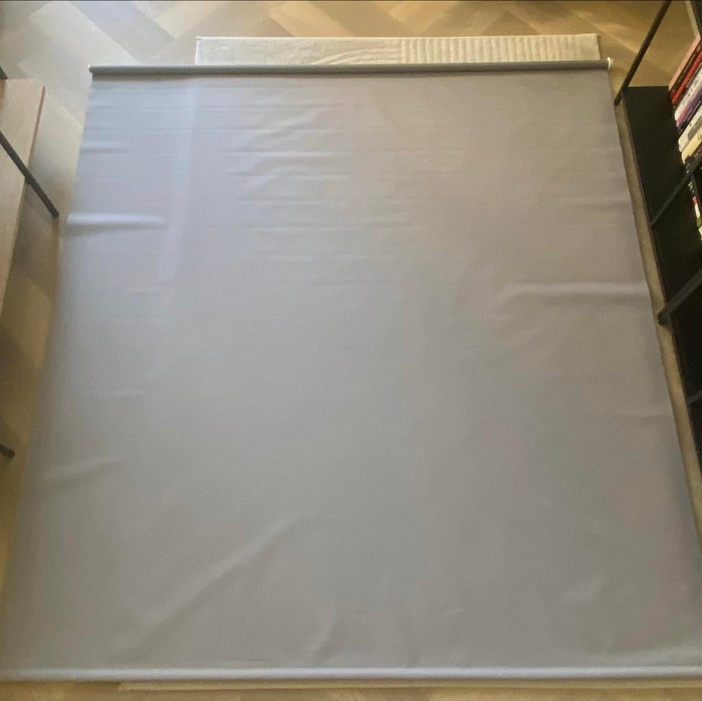 Rolgordijn grijs/taupe 175x190 cm - Gamma, 150 tot 200 cm, Ophalen of Verzenden, Zo goed als nieuw, 150 tot 200 cm